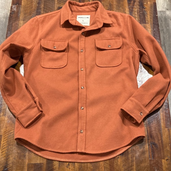 Hamilton Rust Button-Up Shirt - Picture 6 of 8